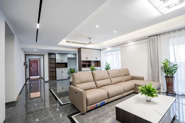 180平現(xiàn)代風(fēng)，黑白灰搭配出時(shí)尚的浪漫空間